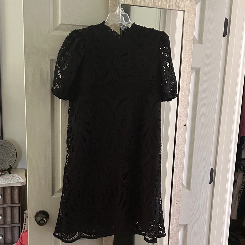 Elegant Black Lace Dress